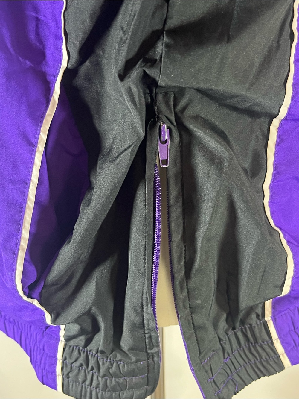 Starter Kansas State Wildcats Mens Vintage Windbreaker Pullover w/Side Zip M - Picture 7 of 11
